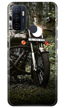 Royal Enfield Mobile Back Case for Oppo A53 (Design - 384)