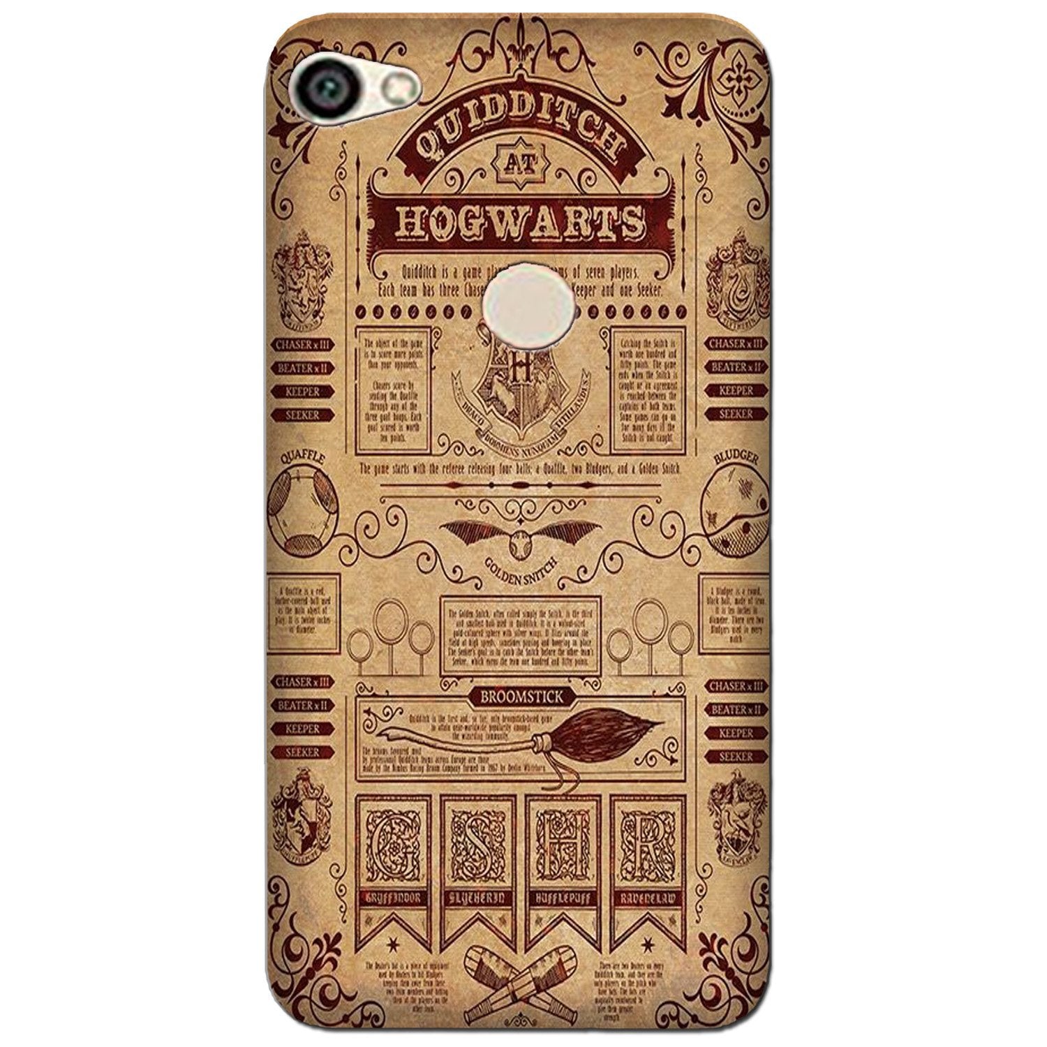 Hogwarts Mobile Back Case for Oppo A57 (Design - 304)