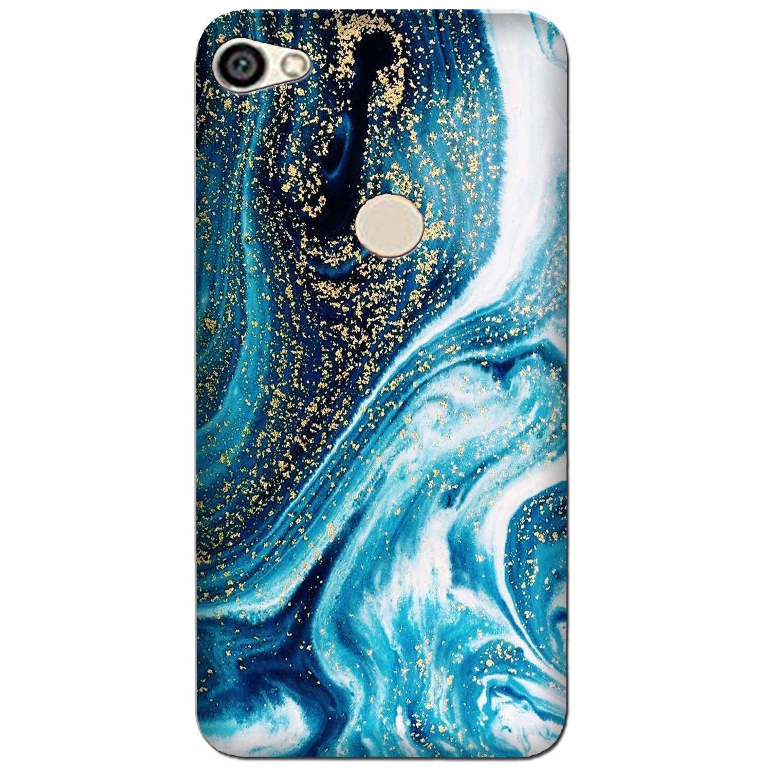 Marble Texture Mobile Back Case for Oppo A57 (Design - 308)