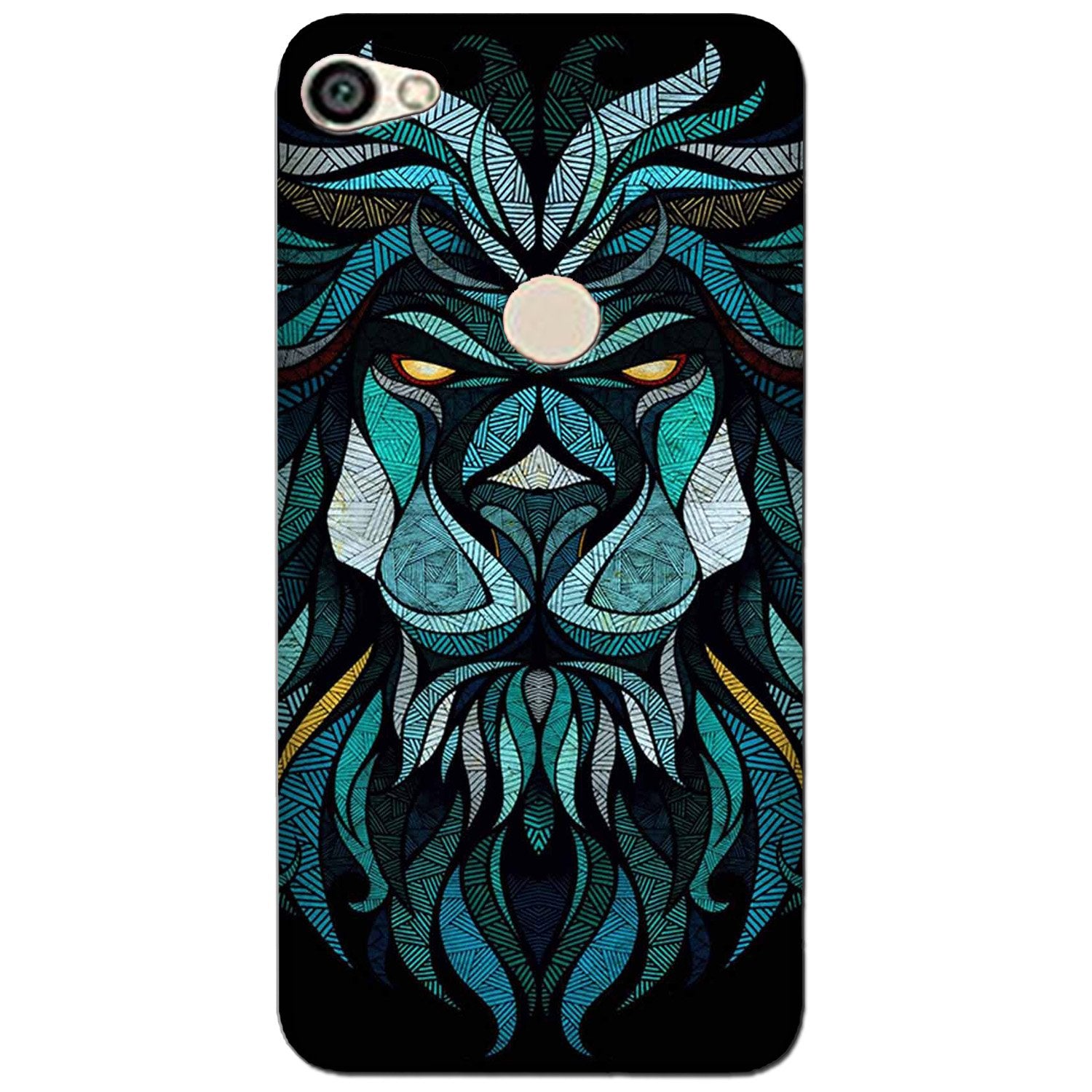 Lion Mobile Back Case for Oppo A57 (Design - 314)