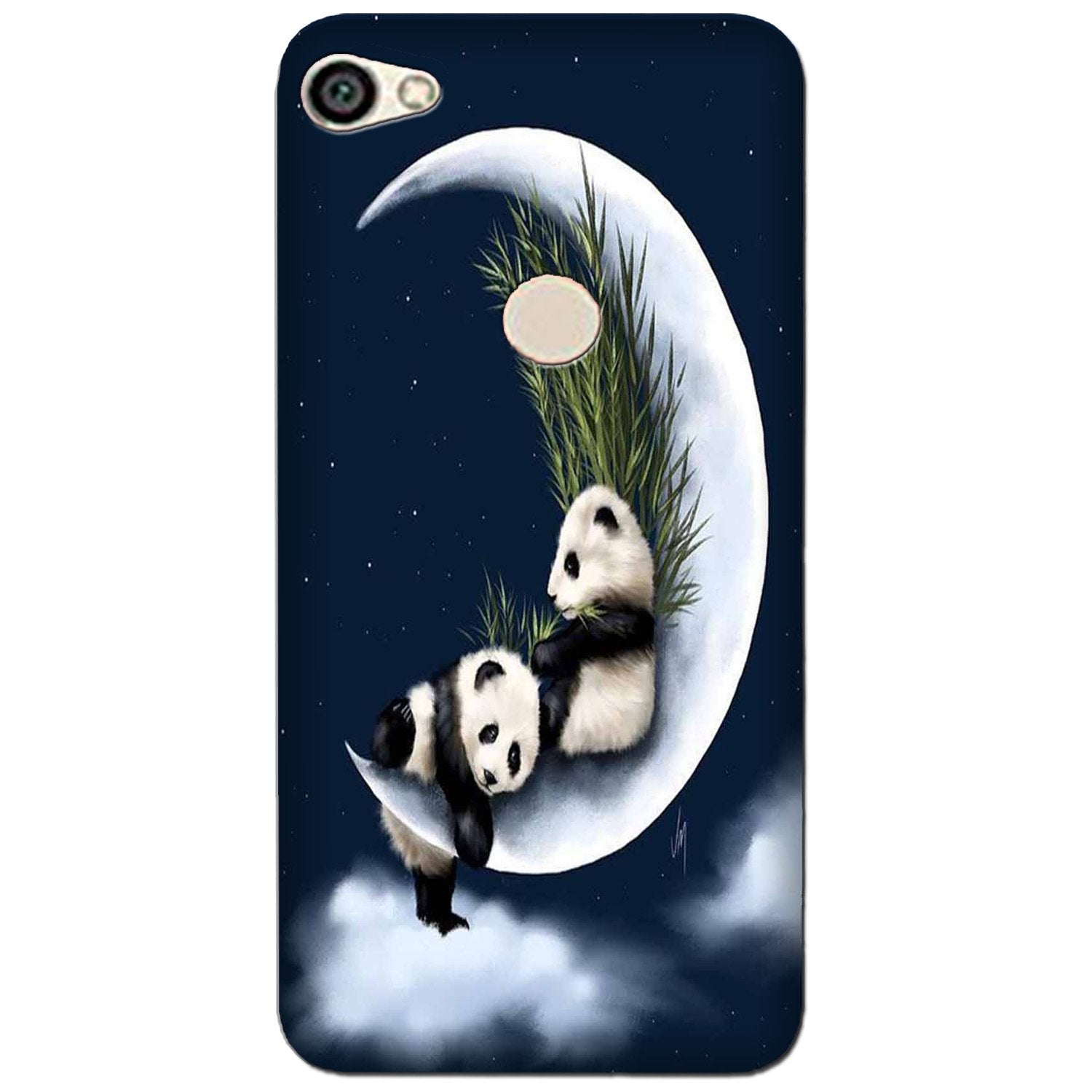 Panda Moon Mobile Back Case for Oppo A57 (Design - 318)
