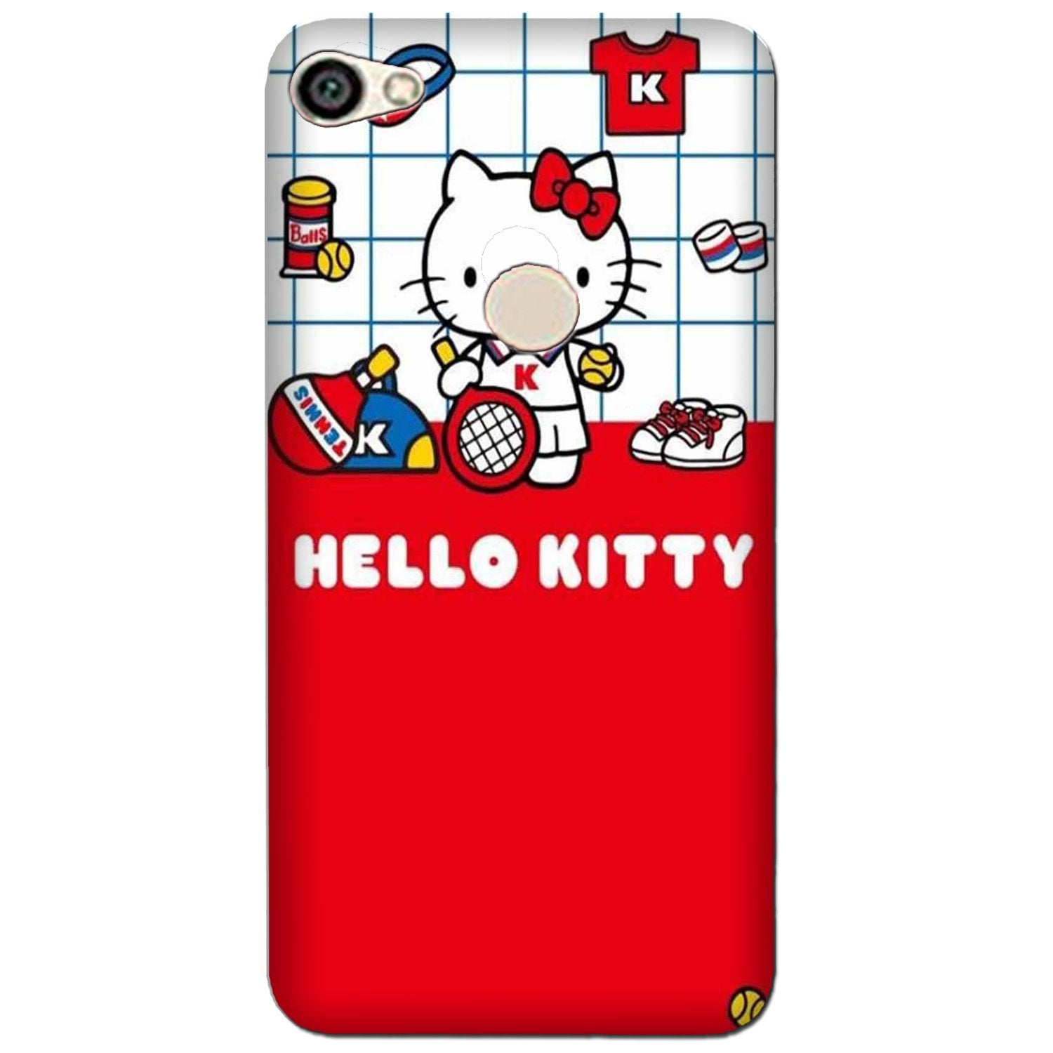 Hello Kitty Mobile Back Case for Oppo A57 (Design - 363)