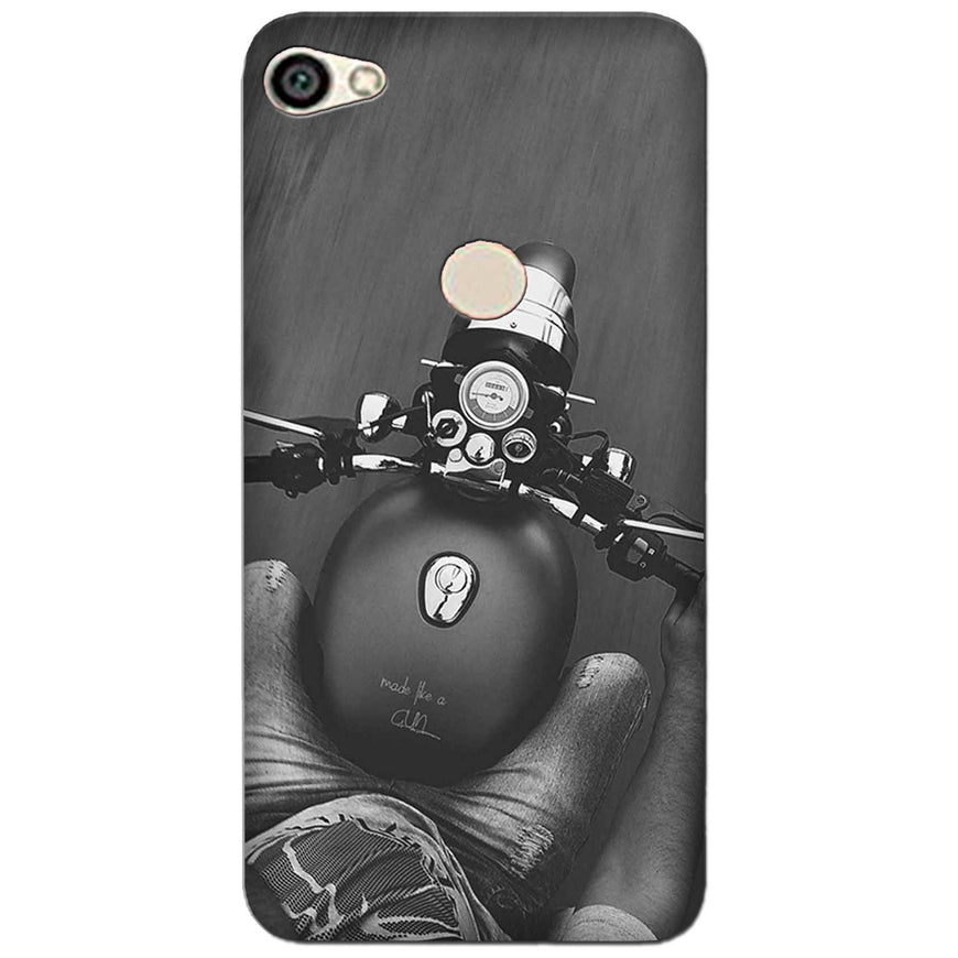 Royal Enfield Mobile Back Case for Oppo A57 (Design - 382)