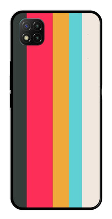 Muted Rainbow Metal Mobile Case for Poco C3