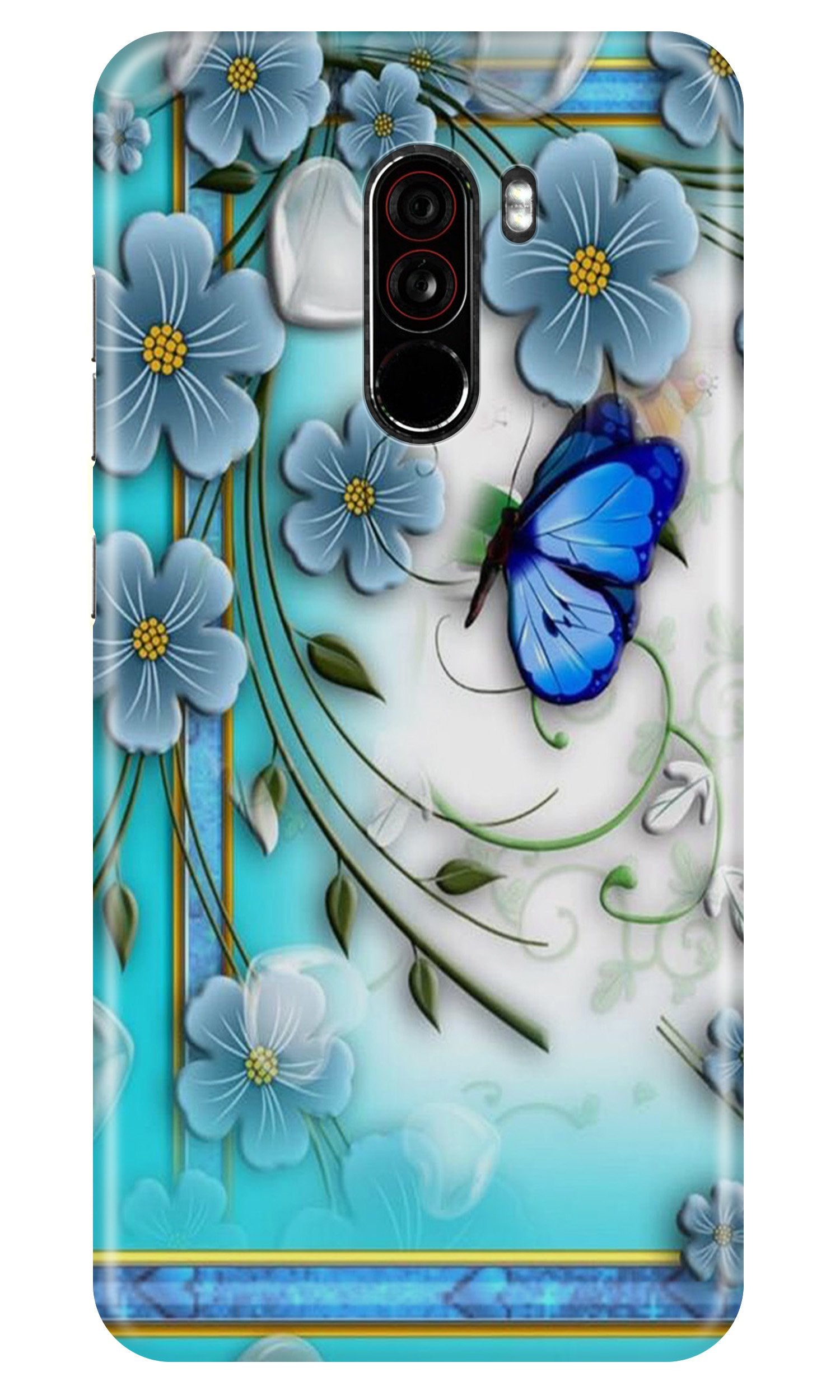 Blue Butterfly  Case for Poco F1