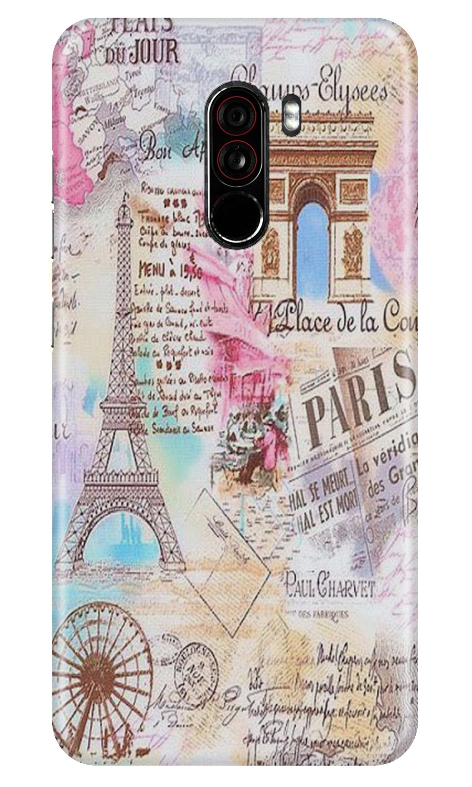 Paris Eiftel Tower Case for Poco F1