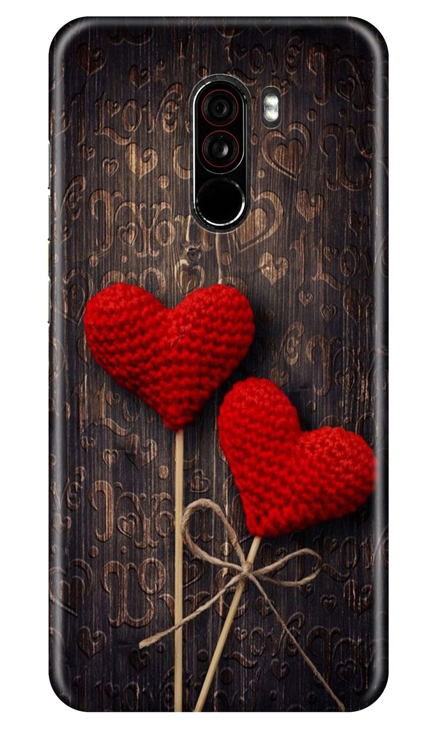 Red Hearts Case for Poco F1