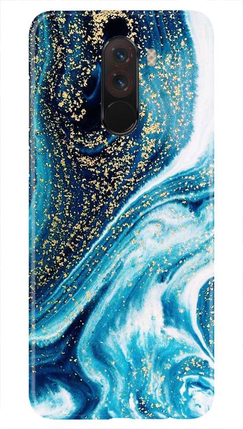 Marble Texture Mobile Back Case for Poco F1  (Design - 308)