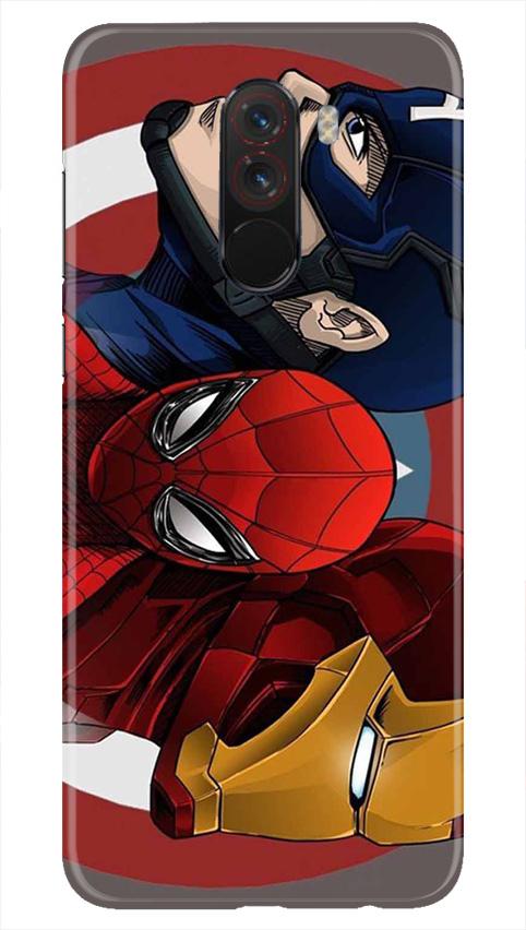 Superhero Mobile Back Case for Poco F1  (Design - 311)