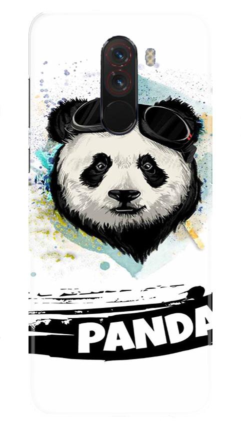 Panda Mobile Back Case for Poco F1  (Design - 319)