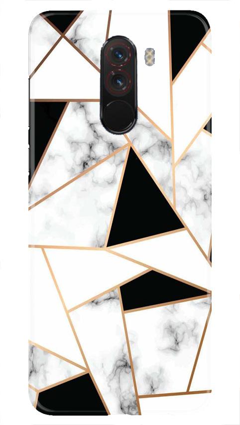 Marble Texture Mobile Back Case for Poco F1  (Design - 322)