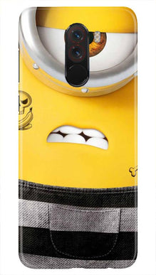 Minion Mobile Back Case for Poco F1  (Design - 324)