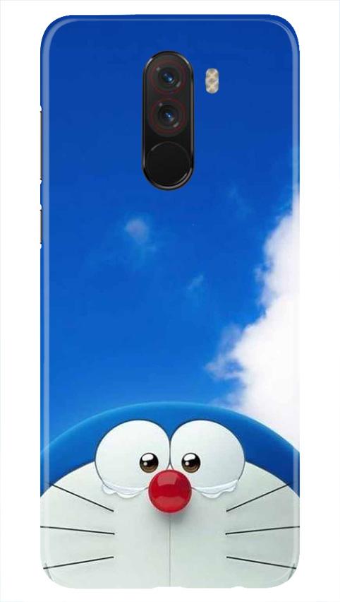 Doremon Mobile Back Case for Poco F1  (Design - 326)