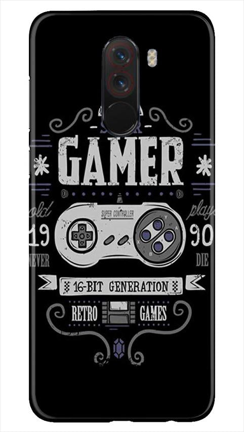 Gamer Mobile Back Case for Poco F1  (Design - 330)