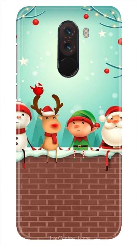 Santa Claus Mobile Back Case for Poco F1  (Design - 334)