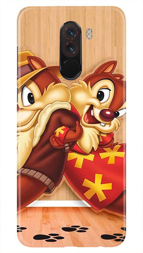 Chip n Dale Mobile Back Case for Poco F1  (Design - 335)