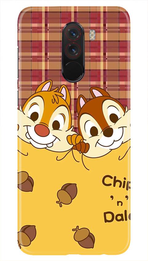 Chip n Dale Mobile Back Case for Poco F1  (Design - 342)