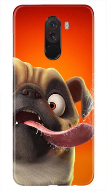 Dog Mobile Back Case for Poco F1  (Design - 343)