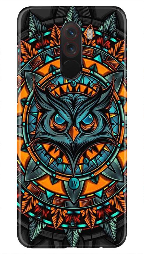 Owl Mobile Back Case for Poco F1  (Design - 360)