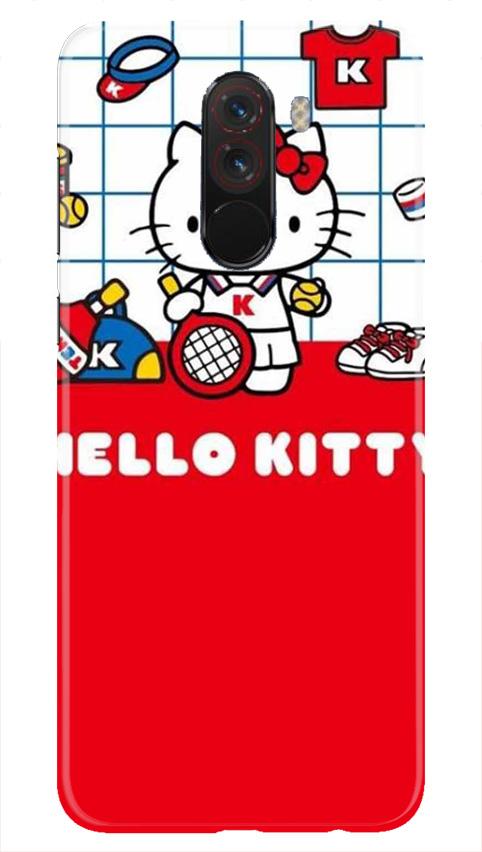 Hello Kitty Mobile Back Case for Poco F1  (Design - 363)