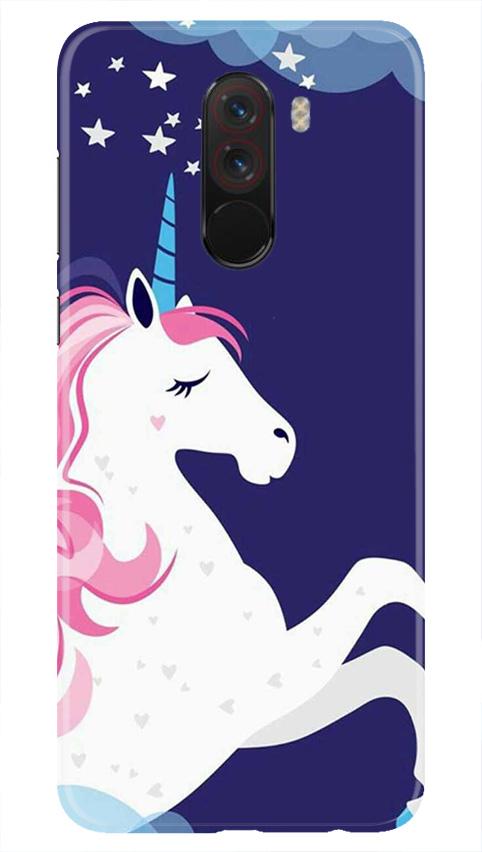 Unicorn Mobile Back Case for Poco F1  (Design - 365)