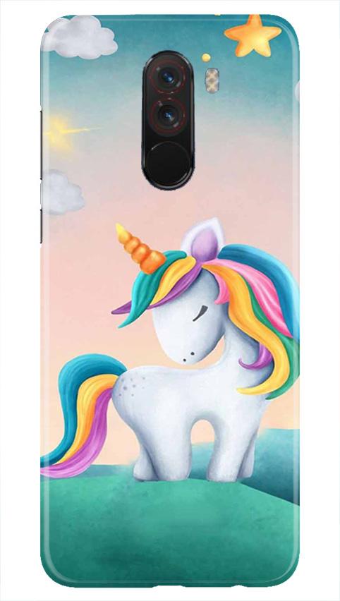 Unicorn Mobile Back Case for Poco F1  (Design - 366)