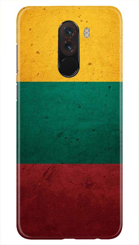 Color Pattern Mobile Back Case for Poco F1  (Design - 374)