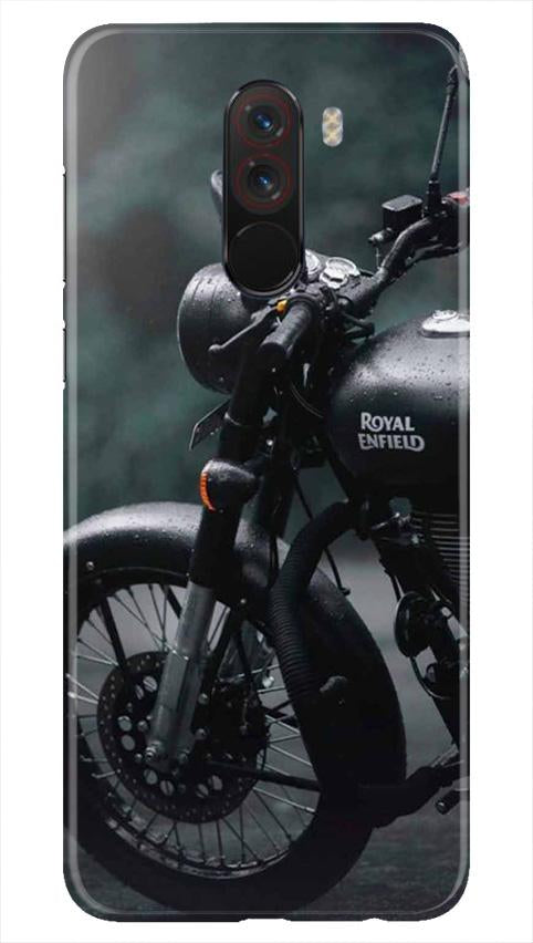 Royal Enfield Mobile Back Case for Poco F1  (Design - 380)