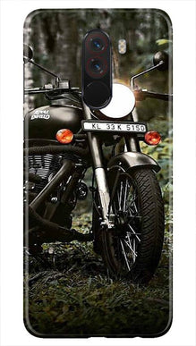 Royal Enfield Mobile Back Case for Poco F1  (Design - 384)