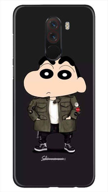 Shin Chan Mobile Back Case for Poco F1  (Design - 391)