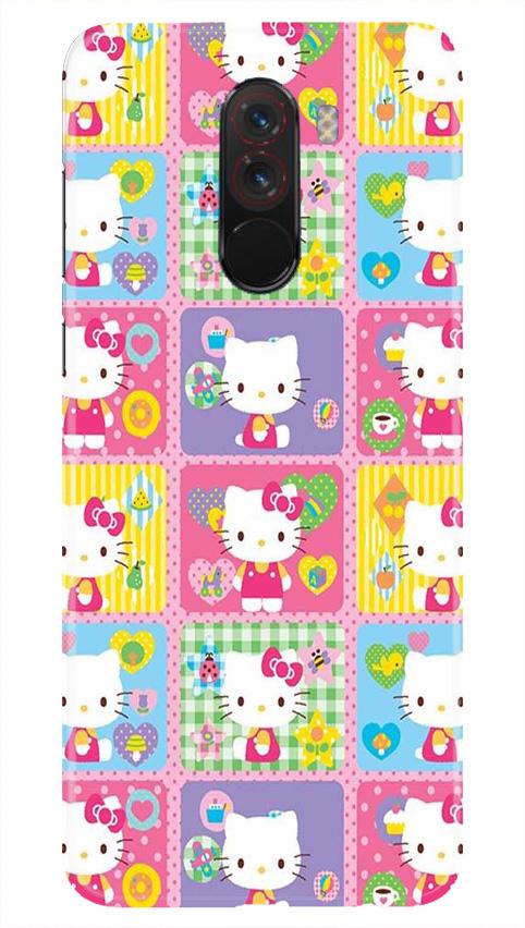 Kitty Mobile Back Case for Poco F1  (Design - 400)