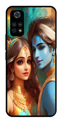 Lord Radha Krishna Metal Mobile Case for Poco M4 Pro