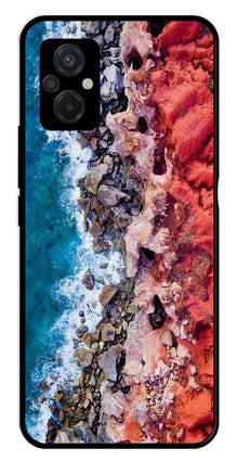 Sea Shore Metal Mobile Case for Poco M5