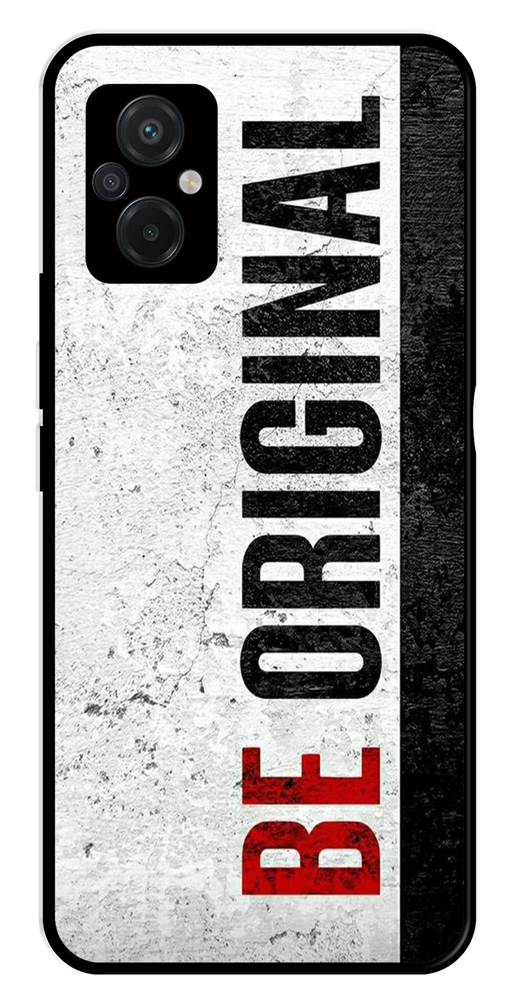 Be Original Metal Mobile Case for Poco M5   (Design No -38)