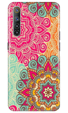 Rangoli art2 Mobile Back Case for Realme 6 (Design - 29)