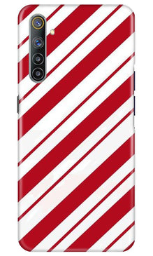 Red White Mobile Back Case for Realme 6 (Design - 44)