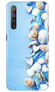 Sea Shells2 Mobile Back Case for Realme 6 (Design - 64)