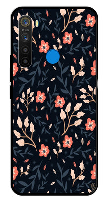 Floral Pattern Metal Mobile Case for Realme 5