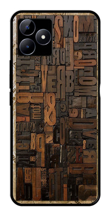 Alphabets Metal Mobile Case for Realme N53