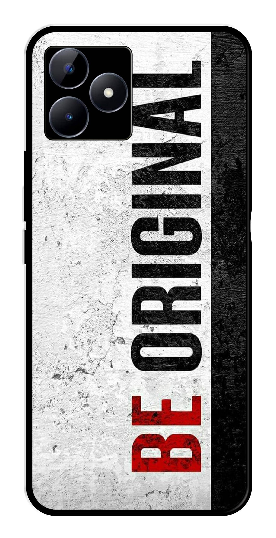 Be Original Metal Mobile Case for Realme N53   (Design No -38)