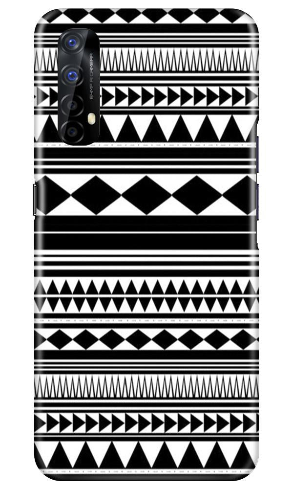 Black white Pattern Case for Realme 7