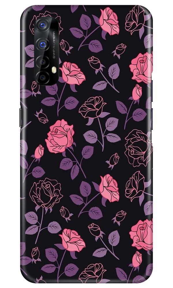 Rose Black Background Case for Realme 7