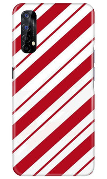 Red White Mobile Back Case for Realme 7 (Design - 44)