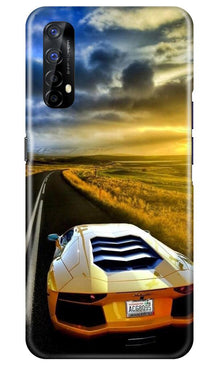 Car lovers Mobile Back Case for Realme 7 (Design - 46)