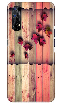 Wooden look2 Mobile Back Case for Realme 7 (Design - 56)