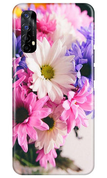 Coloful Daisy Mobile Back Case for Realme 7 (Design - 73)