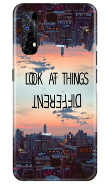 Look at things different Mobile Back Case for Realme 7 (Design - 99)