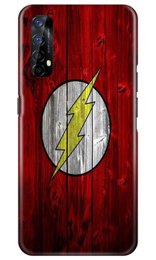 Flash Superhero Mobile Back Case for Realme 7  (Design - 116)