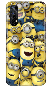 Minions Mobile Back Case for Realme 7  (Design - 127)