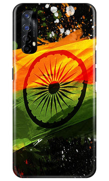 Indian Flag Mobile Back Case for Realme 7  (Design - 137)